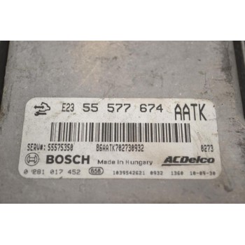 Εγκέφαλος Opel Astra 2009-2015 BOSCH 55577674 5575350 0281017452