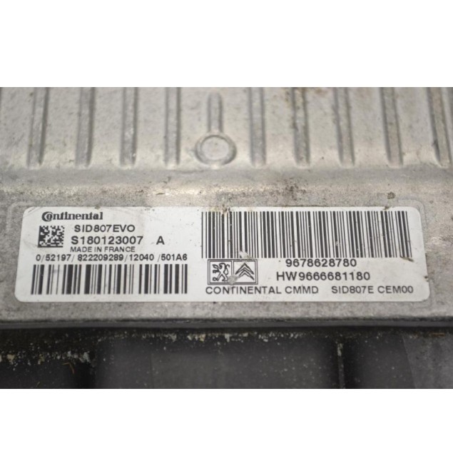 Εγκέφαλος Citroen DS4 2007-2020 CONTINENTAL 9678628780 HW9666681180 SID807EVO S180123007