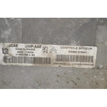 Εγκέφαλος Peugeot 206 1998-2012 SW9661978880 6032 179056 21585768-5A0