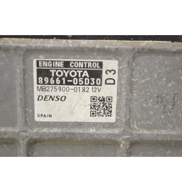 Εγκέφαλος Toyota Avensis 2.0 D4D 2008-2013 89661-05D30 MB275900-0182