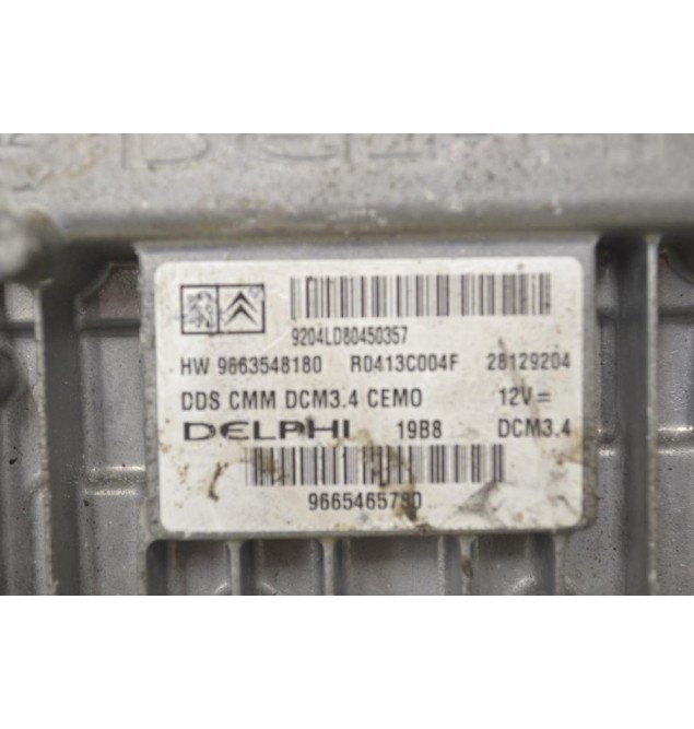Εγκέφαλος Peugeot 407 2.0 HDI 2004-2012 9663548180 R0413C004F 281299204 9665465780 (Citroen C5 X7)