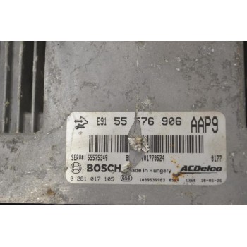 Εγκέφαλος Κινητήρα Opel Insignia A20DTH BOSCH 55576906 0281017105