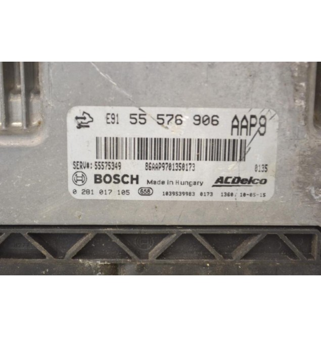 Εγκέφαλος Κινητήρα Opel Insignia A20DTH BOSCH 55576906 0281017105