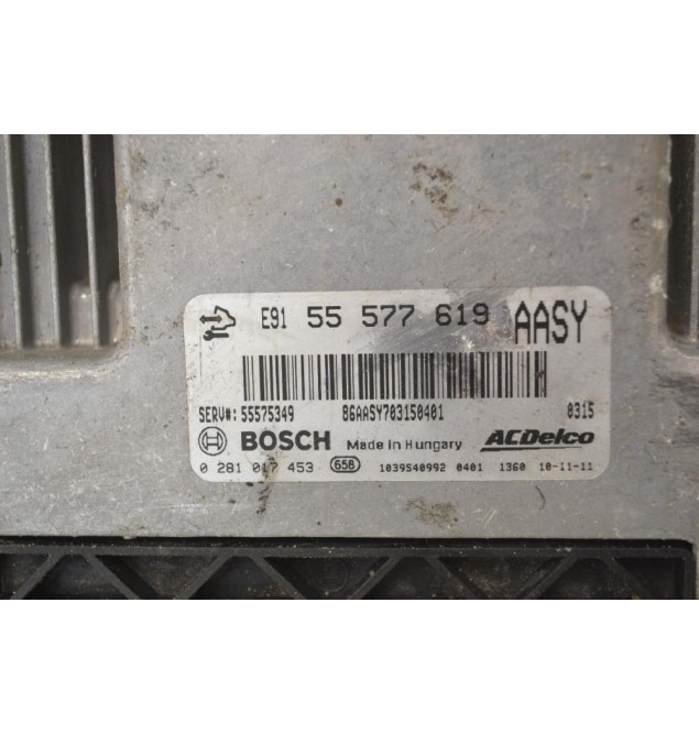 Εγκέφαλος Opel Insignia 2.0 CDTI 2008-2016 55577619 1039S40992 0281017453 55575349