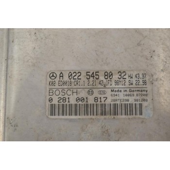 Εγκέφαλος Mercedes-Benz E 240 1998-2003 BOSCH 0281001817 A0225458032