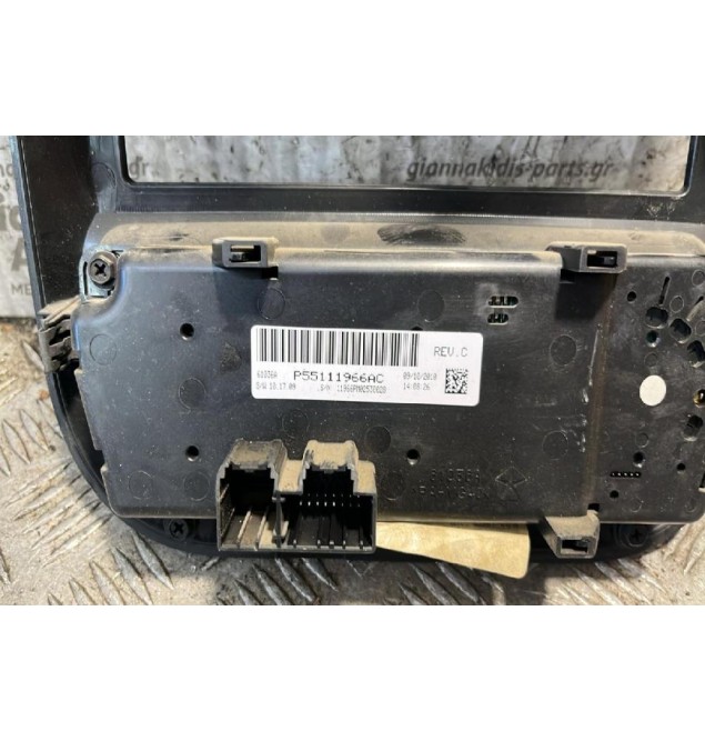 Χειριστήριο Κλιματισμού με πλαίσιο & αεραγωγούς Jeep Patriot 2009-2017 1PL231DVAB P55111966AC