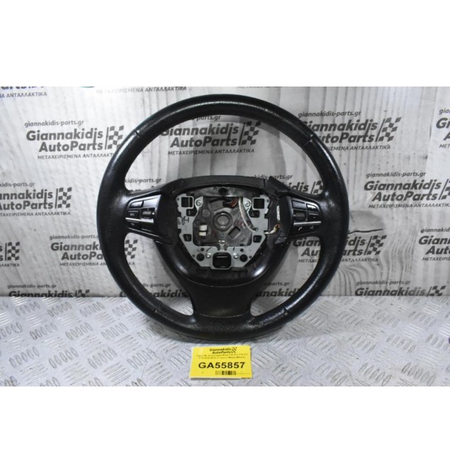 Τιμόνι Με Χειριστήρια Bmw F30 F31 F10 F11 F12 2010-2019 (Γνήσιο) (Μικρή Φθορά)
