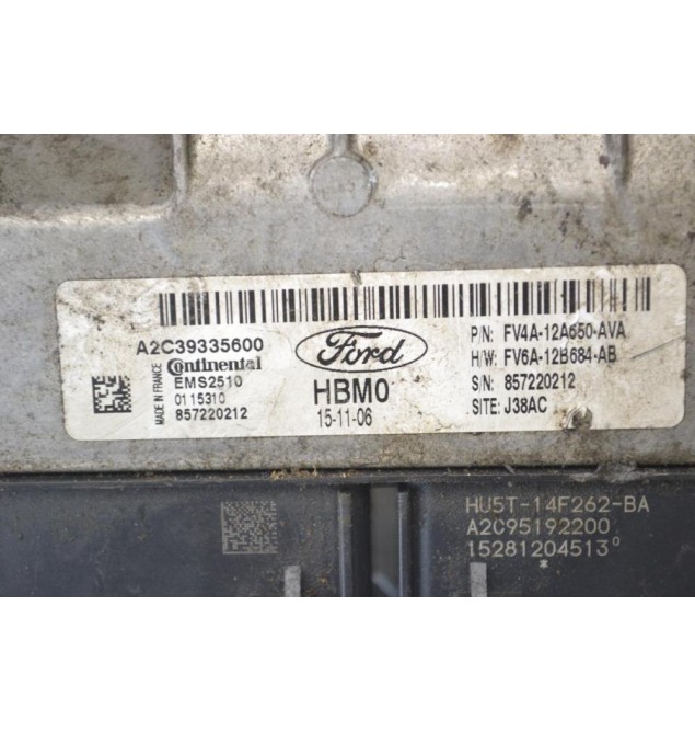 Εγκέφαλος Ford Kuga 2013-2016 CONTINENTAL FV4A-12A650-AVA A2C39335600 857220212 J38AC EMS2510