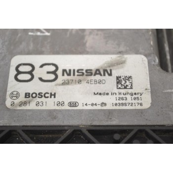 Εγκέφαλος Nissan Qashqai 2013-2025 BOSCH 23710 4EB0D 0281031100 1039S72176
