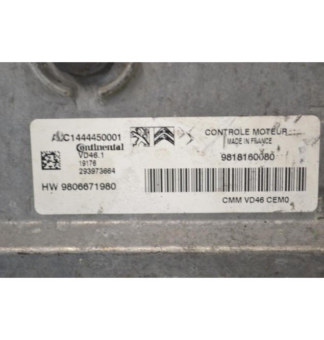 Εγκέφαλος Peugeot 5008 / 2008 2010-2025 Continental 9806671980 9818160080 (Citroen DS3 C4)