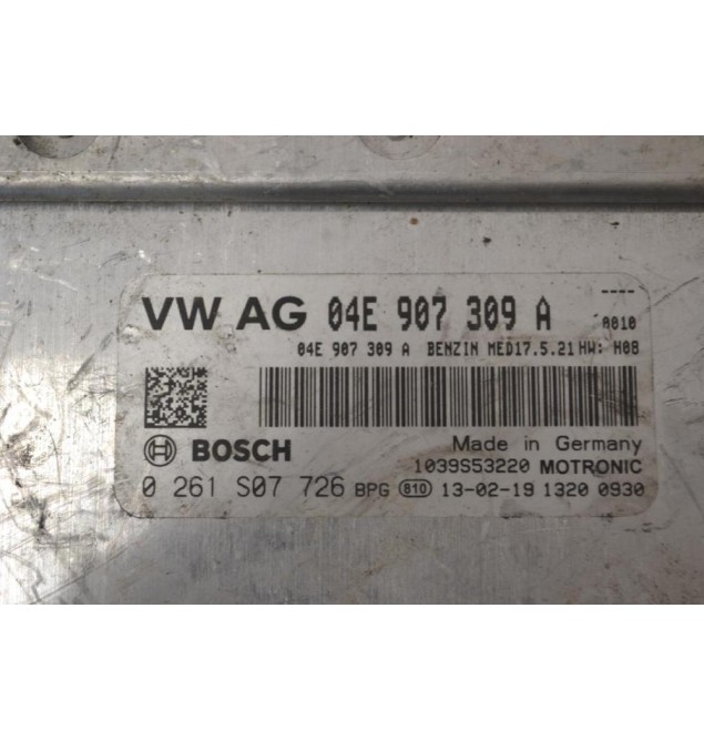 Εγκέφαλος Volkswagen Polo Golf Jetta 1.2 / 1.4 TFSI CXS 2012-2020 04E907309A 0261S07726 (Seat Leon Ibiza Toledo / Skoda Octavia / Fabia) (CMBA CXSA CHPA CPTA CJZB CJZ)