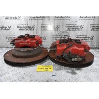 Δαγκάνες Τετραπίστονες Σετ Brembo Απο Porsche Cayenne 1990-2020 207673042 (Πισινές)