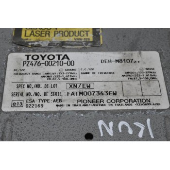 Ράδιο - CD Toyota Hilux KUN 2004-2012 PZ476-00210-00 (Γνήσιο)