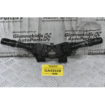 Διακόπτες Υαλοκαθαριστήρων / Φώτων Φλας Τoyota Hilux KUN 2006-2015 (Γνήσιο) (6 + 12 pins) (Με Φλασιέρα) 17F653 17F465 173832