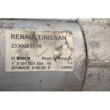 Μίζα Nissan X-Trail Qashqai NV300 Primastar BOSCH R9M M9R 2010-2022 233008131R 20140428 0001B01504-10 (Renault Kadjar Megane Scenic Trafic / Opel Vivaro)