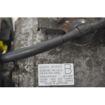 Κομπρεσέρ Aircondition Nissan Qashqai X-Trail Pulsar H5FE / R9M 2014-2021 92600-4EB0A GE447160-6892 (Renault Kadjar Koleos Megane Espace Talisman Scenic / Dacia)