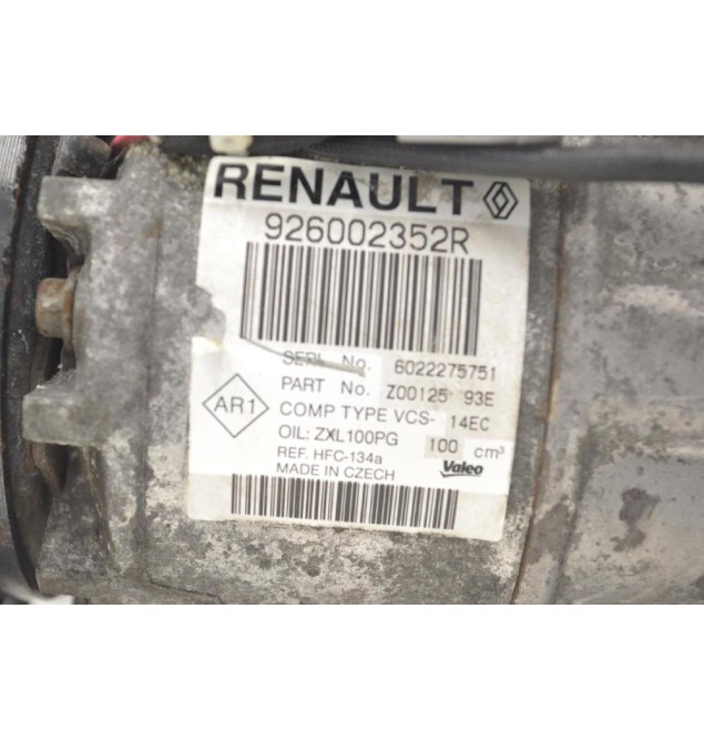 Κομπρεσέρ Aircondition - A/C Renault Clio / Kangoo 1.5 K9K 2002-2010 926002352R