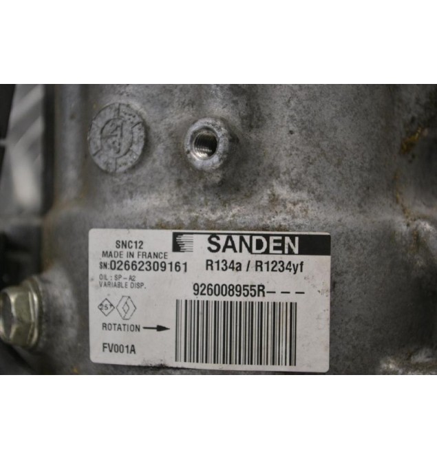 Κομπρεσέρ Aircondition A/C Renault Captur - Kadjar - Clio - Talisman H5H D455 1.3TCe 2018-2021 926008955R 02662309161 R134a