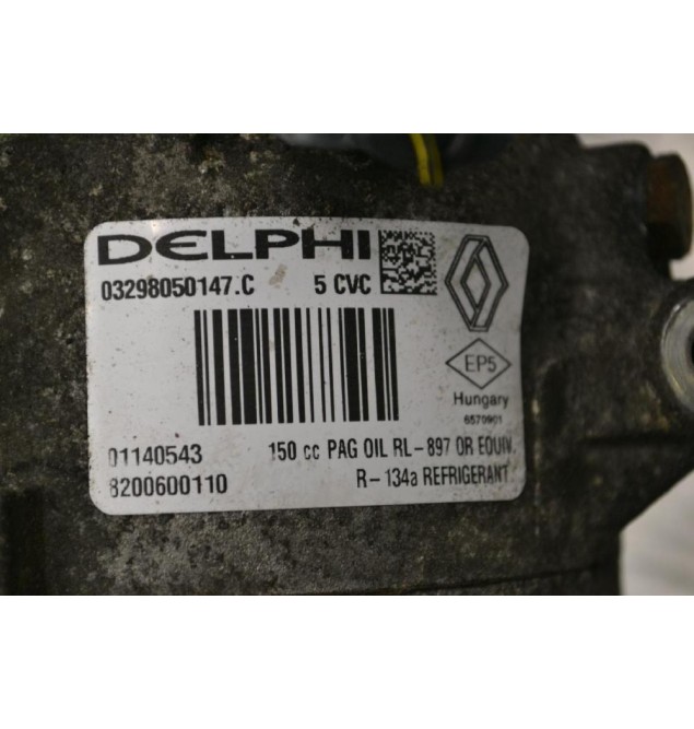 Κομπρεσέρ Aircondition - A/C Renault Scenic 2005-2008 DELPHI 01140543 8200600110 03298050147.C