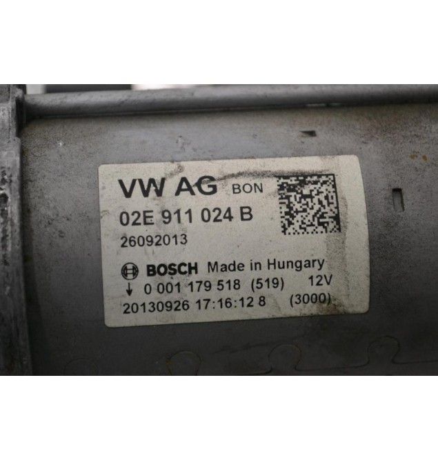 Μίζα Seat Leon 2013-2018 BOSCH 02E911024B 26092013 0001179518 20130926