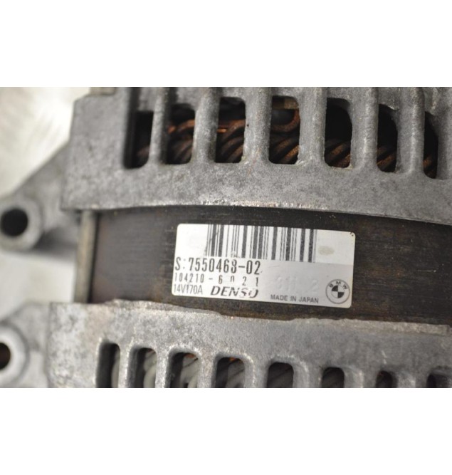 Δυναμό Bmw 116 - 120 / 316 - 320 N43B20 - N43B16 2005-2010 7550468-02 104210-6021 170A (Σειρα 1 -3) (Γνήσιο)