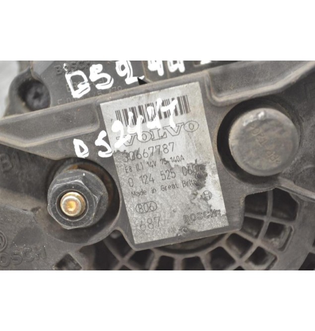 Δυναμό Volvo S60 2.4 B204T 2005-2009 BOSCH 30667787 0124525060 140A