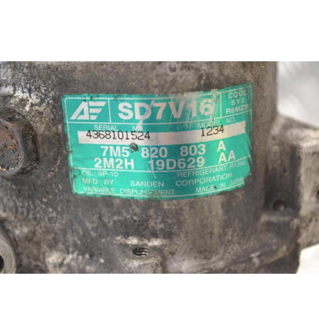 Κομπρεσέρ Aircondition - A/C Ford Galaxy 2.3 E5FA 2000-2010 7M5820803A SD7V16 4368101524
