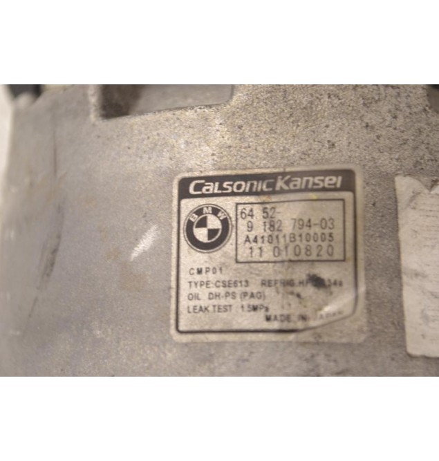 Κομπρεσέρ Aircondition - A/C Bmw 1.6 116i 316i 122PS N43B16 N43B20 2007-2011 CALSONIC 9182794-03 A41011B10005