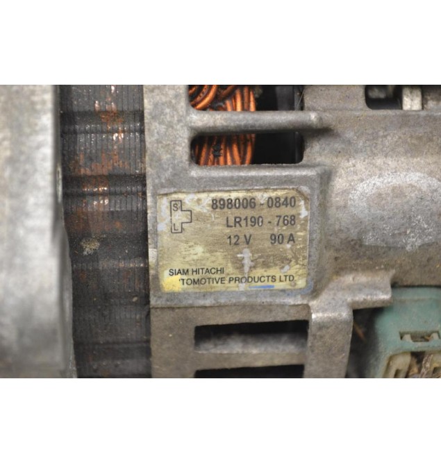 Δυναμό Isuzu D-Max 4JJ1 3.0 2005-2012 8980060840 LR190-768 12V