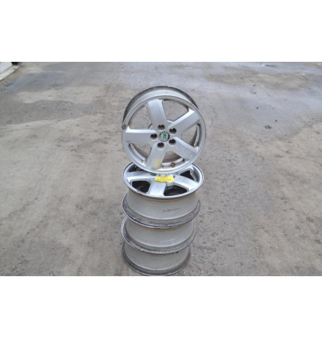 Ζάντες Skoda Octavia 4 1997-2004 Kαρέ 5X100 6JX15 ET-38 4 ΤΕΜΑΧΙΑ