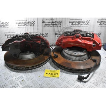 Δαγκάνες Εξαπίστονες Σετ Brembo Απο Porsche Cayenne Z18 1990-2020 (Μπρόστινες)