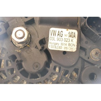 Δυναμός Audi A3 / A4 1.6 TDI CLH 140A 14V 2010-2016 03L903023K (Γνήσιο) (Volkswagen Golf / Seat Leon / Skoda Octavia)