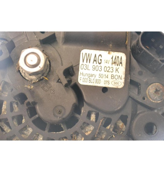 Δυναμός Audi A3 / A4 1.6 TDI CLH 140A 14V 2010-2016 03L903023K (Γνήσιο) (Volkswagen Golf / Seat Leon / Skoda Octavia)