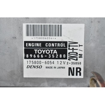 Σετ Immobilizer Toyota Hilux KDN 1998-2006 89666-35280 175800-6054 89780-35060