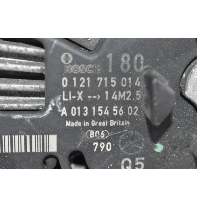 Δυναμό Mercedes-Benz ML 350 3.5 272967 V6 V8 2004-2010 A0131545602 0121715014 180A (W204 W211 W221 W463  W164 X164) (M272 M273 M112 M113 M275 M279)