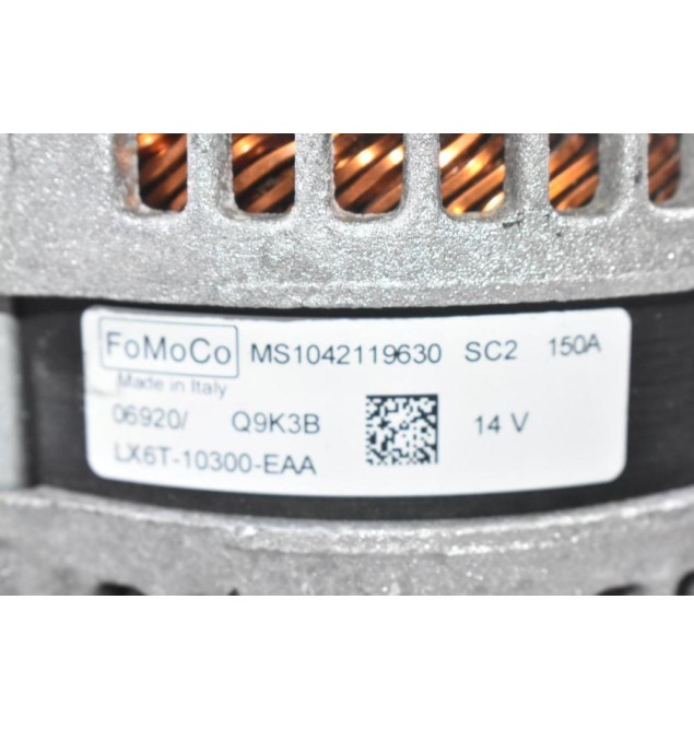 Δυναμό Ford Puma - Fiesta 1.0 Ecoboost B7JA / B7JB / B7JE 150A 14V 2019-2023 MS1042119630 LX6T-10300-EAA (Γνήσιος)