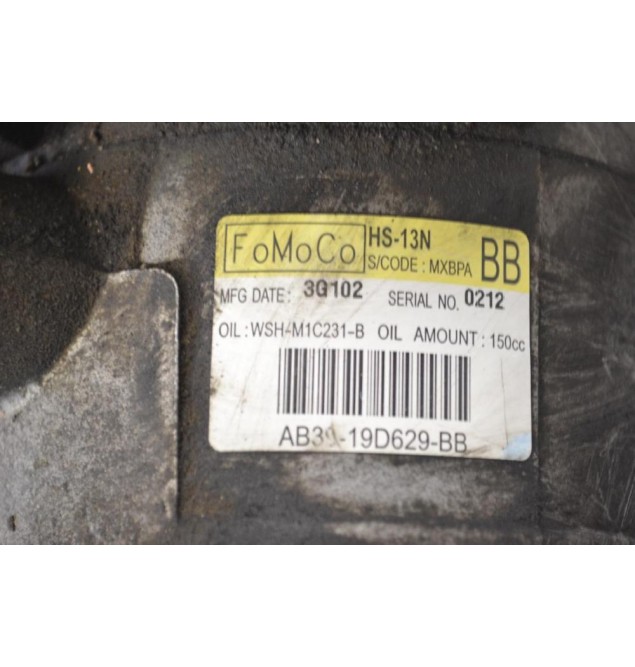 Κομπρεσέρ Aircondition A/C Ford Ranger - Transit 2.2 3.2 QJ2R P4AT 2006-2018 AB39-19D629-BB (Γνήσιο)