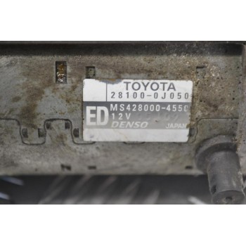 Μίζα Toyota Yaris 2002-2010 2SZ DENSO 28100-0J050 MS428000-4550(Γνήσια)