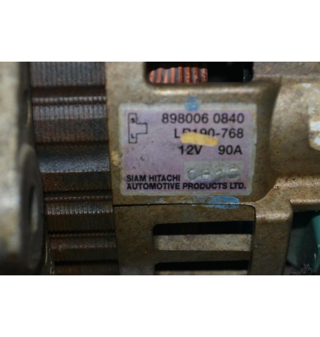 Δυναμό Isuzu D-Max 4JJ1 3.0 2005-2012 8980060840 LR190-768 12V