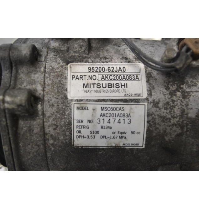 Κομπρεσέρ Aircondition - A/C Suzuki SX4 - Swift - M16A M13A M15A 2002-2010 95200-62JA0 AKC200A083A