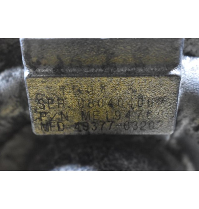 Turbo/Τουρμπίνα Mitsubishi Canter 3.0 4Μ42 2005-2011 ME194760 49377-00202 (Λίγα Κενα)