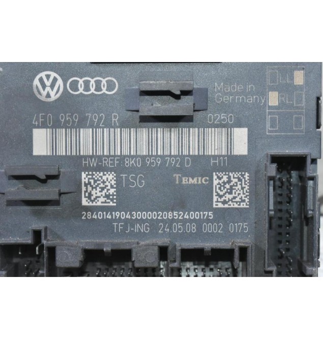 Πλακέτα Πόρτας Audi Q7 A6 S6 2005-2020 4F0959792R 8K0959792D (Γνήσια)