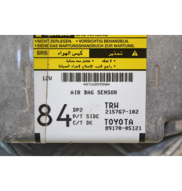Εγκέφαλος Αερόσακων Toyota Avensis Τ25 2003-2008 89170-05121