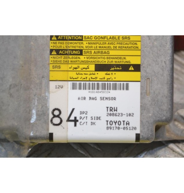 Εγκέφαλος Αερόσακων Toyota Avensis Τ25 2003-2008 89170-05120