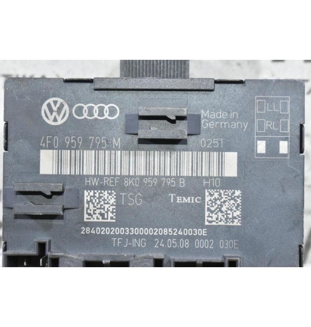 Πλακέτα Πόρτας Audi Q7 A6 S6 2005-2020 4F0959795M 8K0959795B (Γνήσια)
