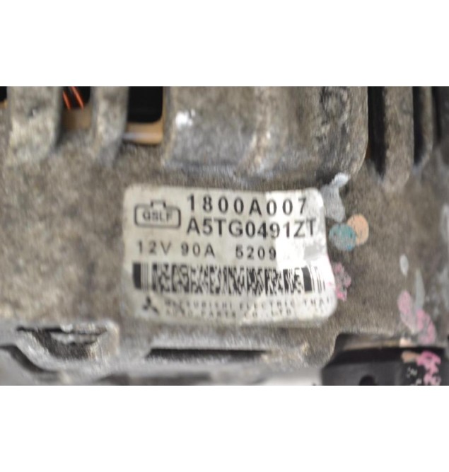 Δυναμό Mitsubishi L200 2.5 DID 4D56U Safari 2005-2012 1800A007 A5TG0491ZT 90A