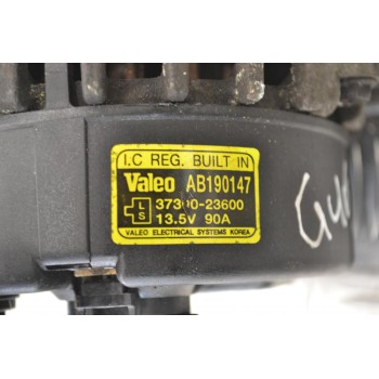 Δυναμό Hyundai Accent Elantra Matrix Tucson G4GC G4ED G4EC G4GB 1.6 1.8 2.0 90A 2004-2008 VALEO AB190147 37300-23600 (Kia)