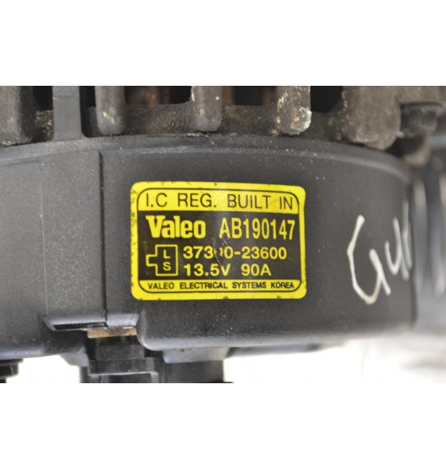 Δυναμό Hyundai Accent Elantra Matrix Tucson G4GC G4ED G4EC G4GB 1.6 1.8 2.0 90A 2004-2008 VALEO AB190147 37300-23600 (Kia)