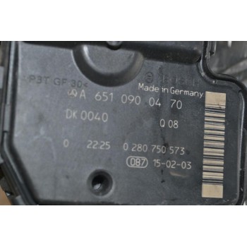 Πεταλούδα Γκαζιού Mercedes-Benz 220 2014-2018 A6510900470 0280750573