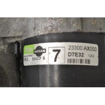 Μίζα Nissan Micra / Note CR14 1.4 / 1.2 CR12 VALEO 2003-2010 23300-AX000 D7E32